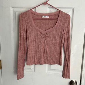 MANGO pink top